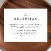 ホワイトスクモダンリプト式披露宴 エンクロージャーカード