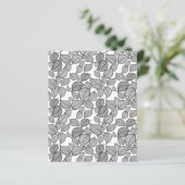 ホワイトスクラップ葉ブック紙に黒い手書き (スタンド正面)