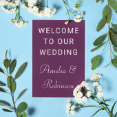 ホワイトスクリプスタイリッシュトのカスタムウェディングへようこそ ウィンドウサイン