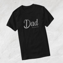ホワイトスクリプトのイクメンお父さんTシャツ