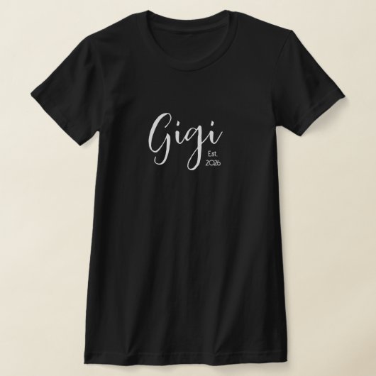 ホワイトスクリプトGigi Established Tシャツ (レイダウン)