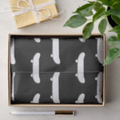 ホワイトスケートボードモノクロブラックスケートアーバン 薄葉紙 (ギフト)