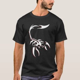 ホワイトスコーピオンマオリ族のタトゥーアート Tシャツ