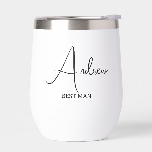 ホワイトスタイル化された名結婚前の花婿介添人 (左面)