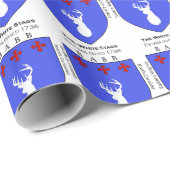 ホワイトスタッグバブラッピング紙 ラッピングペーパー (ロールコーナー)