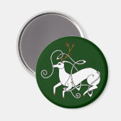 ホワイトスタッグ磁石 マグネット (正面/裏面)