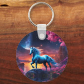 ホワイトスタリオンファンタジーピンクガーデン キーホルダー (正面)