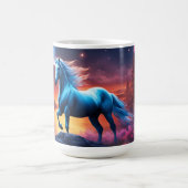 ホワイトスタリオンファンタジーピンクガーデン コーヒーマグカップ (中央)
