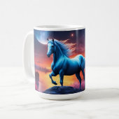 ホワイトスタリオンファンタジーピンクガーデン コーヒーマグカップ (正面左)