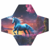 ホワイトスタリオンファンタジーピンクガーデン サッカーボール (フラット)