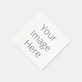 ホワイトスタンダードなカクテル紙ナプキンの作成 スタンダードカクテルナプキン (角)