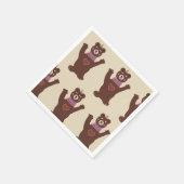 ホワイトスタンダードカクテル紙ナプキンズベア スタンダードカクテルナプキン (角)