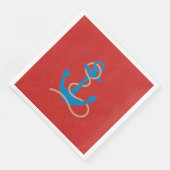 ホワイトスタンダードディナー紙ナプキンス (コーナー)