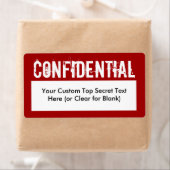 ホワイトスタンプスタイル機密の埋め込みラベル ラベル (インサイチュ)