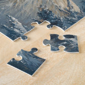 ホワイトスタンポートレートミスティカルウィンターアート ジグソーパズル (側面)