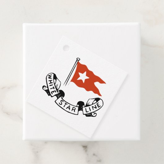 ホワイトスターのロゴ フェイバータグ (インサイチュ)