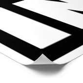 ホワイトスターインディカ ポスター (角)