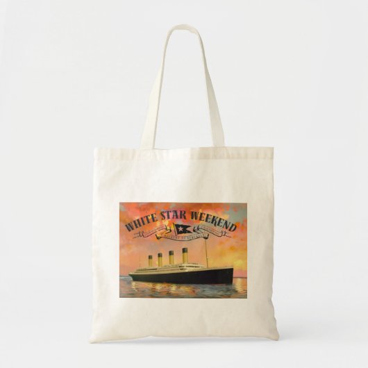 ホワイトスターウィークエンドラージ記念トート トートバッグ (正面)