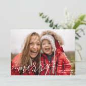 ホワイトスターズメリーフォトクリスマス シーズンカード (スタンド正面)