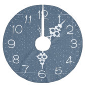 ホワイトスターズ時計 ブラッシュドポリエステルツリースカート (正面)