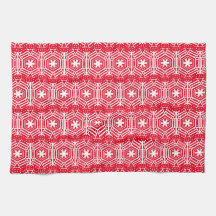 ホワイトスターズ、雪の結晶、赤いクリスマスホリデー