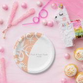 ホワイトスターフィッシュサンゴビーチエレガントウェディング ペーパープレート (パーティー)