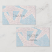 ホワイトスターフィッシュ&ブルーバーラップビーチシモダンック 名刺 (正面/裏面)