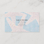 ホワイトスターフィッシュ&ブルーバーラップビーチシモダンック 名刺 (裏面)