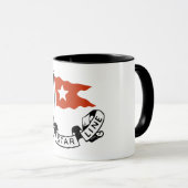 ホワイトスターラインのロゴ マグカップ (正面右)