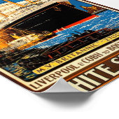 ホワイトスターラインのヴィンテージのポスター ポスター (角)