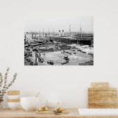 ホワイトスターラインズピア ポスター (キッチン)