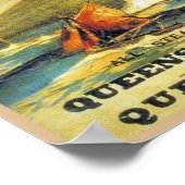 ホワイトスターラインタイタニック&オリンピック広告 ポスター (角)