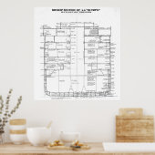 ホワイトスターラインS.S.オリンピックハーフセクション1913 ポスター (キッチン)