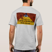 ホワイトスター考古学者Tシャツの親交 Tシャツ (裏面)