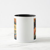 ホワイトスターSRヴィンテージポスターヨーロッパ マグカップ (中央)