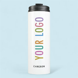 ホワイトスチールドリンクタンブラー会社ロゴ12oz タンブラー