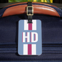 ホワイトストライプのShadow Monogramレトロな休暇デザイン