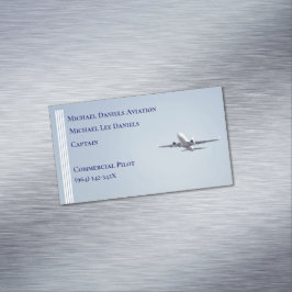 ホワイトストライプズ商業機船長パイロット マグネット名刺