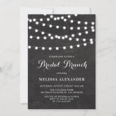 ホワイトストリングライトオンシャルボードブライダルブランチ 招待状 (正面)