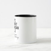 ホワイトストレート共和党男性おもしろい共和国 マグカップ (中央)