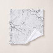 ホワイトストーンのテクスチャ バスタオルセット (ウォッシュタオル)