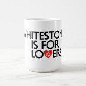 ホワイトストーンは恋人のためだ コーヒーマグカップ (中央)