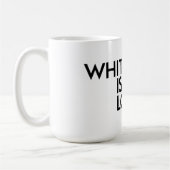 ホワイトストーンは恋人のためだ コーヒーマグカップ (左)