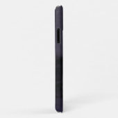 ホワイトストーンクリスチャン天使の像深い紫 Case-Mate iPhoneケース (裏面/右)