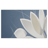 ホワイトストーン花びら ファブリック (ファットクウォーター)