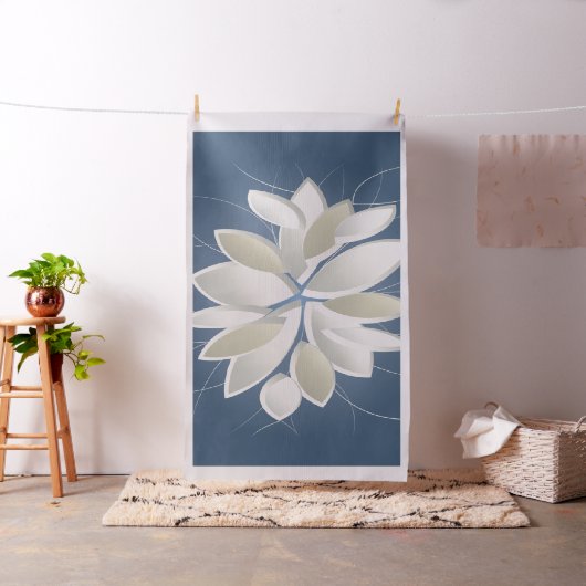 ホワイトストーン花びら ファブリック (インサイチュ)