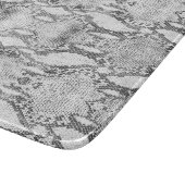 ホワイトスネークスキンプリント カッティングボード (角)