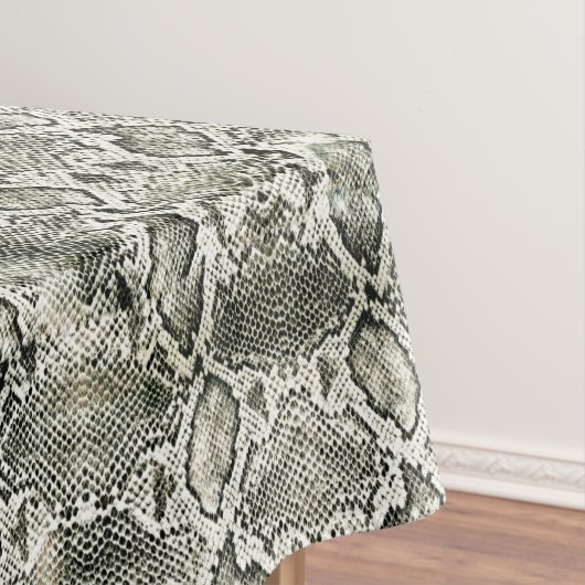 ホワイトスネークプリント テーブルクロス (インサイチュ)