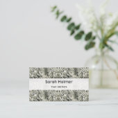 ホワイトスネークプリント 名刺 (スタンド正面)