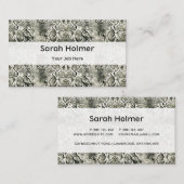 ホワイトスネークプリント 名刺 (正面/裏面)